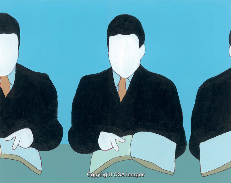 Businessman Reading