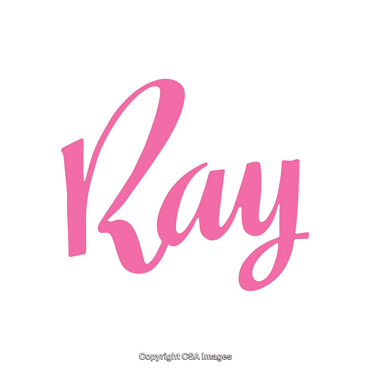 Stylish Pink Script Text Vector on White Background