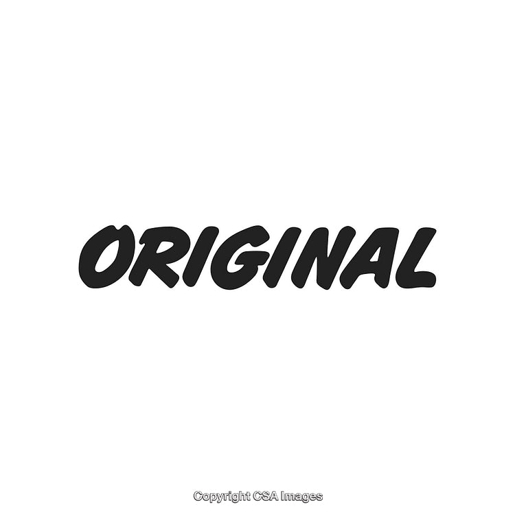 Original Script Typography Displayed in Bold Black Letters on White Background