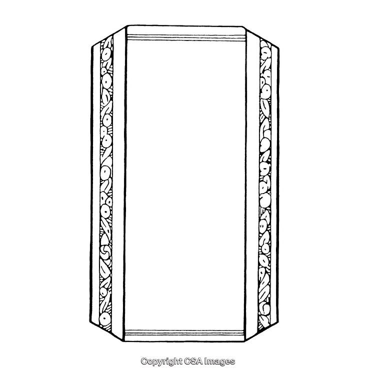 Minimalist Black And White Decorative Border Illustrations