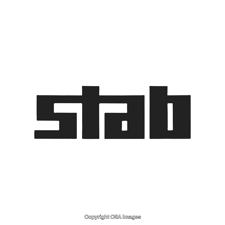 Bold Typographic Logo Featuring Abstract Letters in Black on White