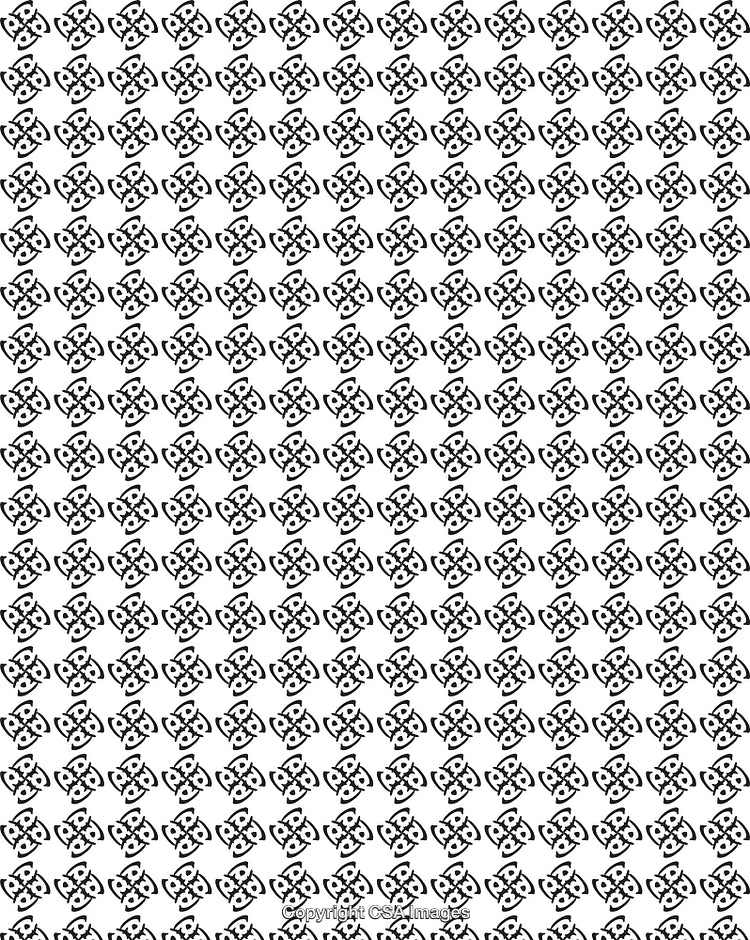 Black and White Seamless Geometric Pattern Background for Design Projects