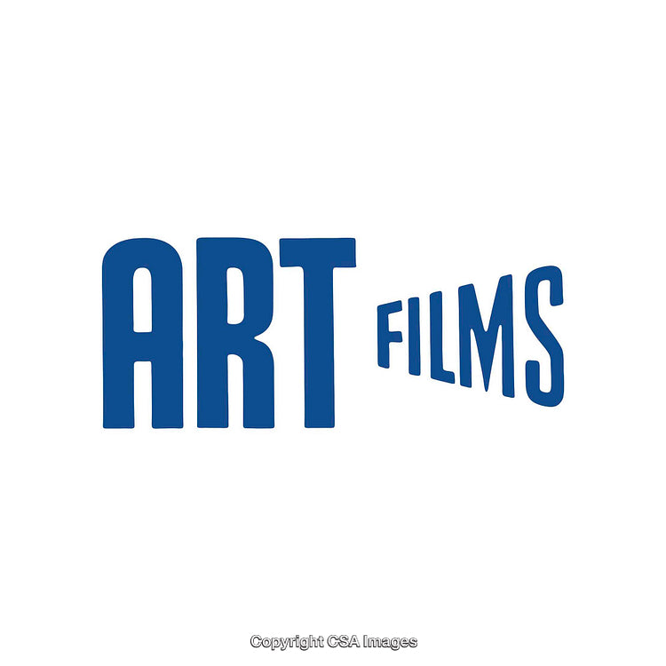 Stylized Blue Art Films Logo on a Clean White Background