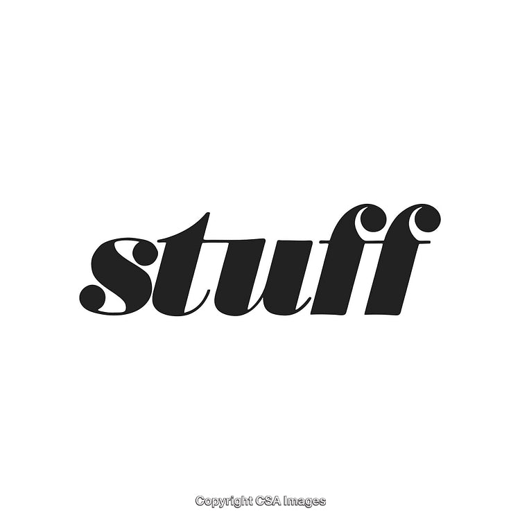Creative Black and White Typography Display with Bold Elegant Font Styling