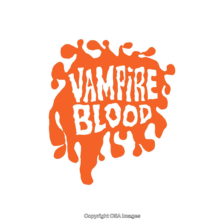 Bold Graphic Design Featuring Bright Orange Text and Splash Shape
