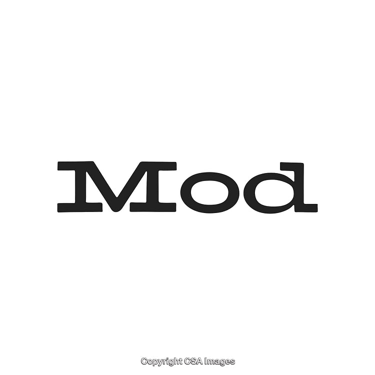 Minimalist Word Art With Modern Typography Design on White Background