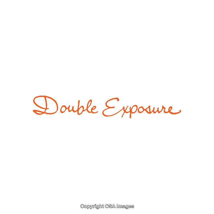 Minimalistic Orange Handwritten Script Text on White Background
