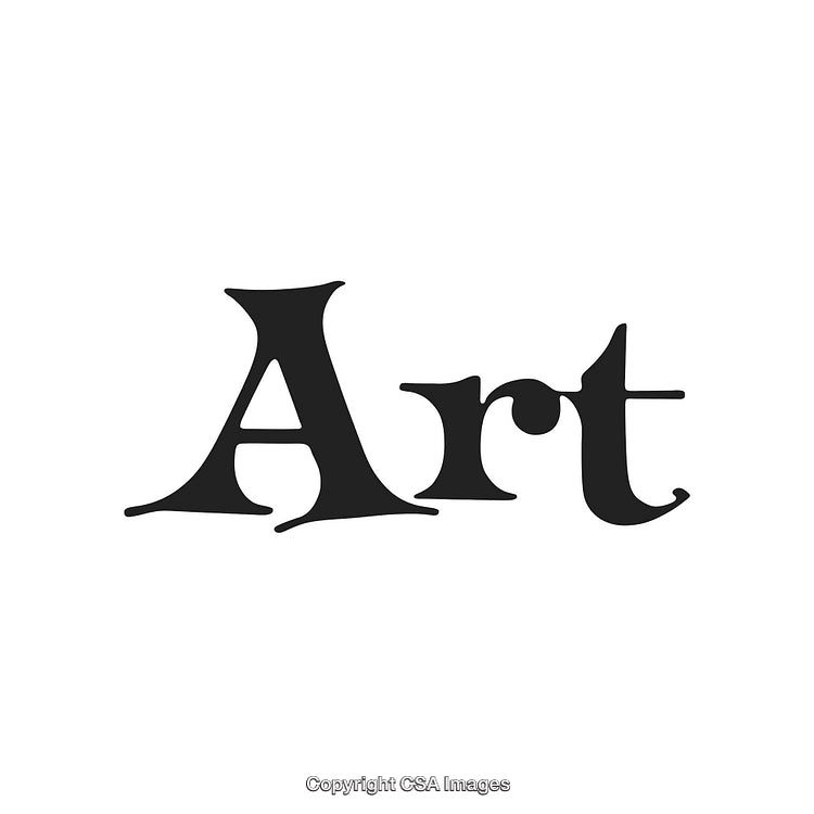 Elegant Black Text Typography Art on a Clean White Background