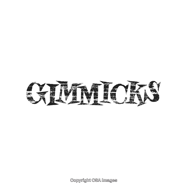 Distressed Black Typography on White Background, Modern Style Phrase Design