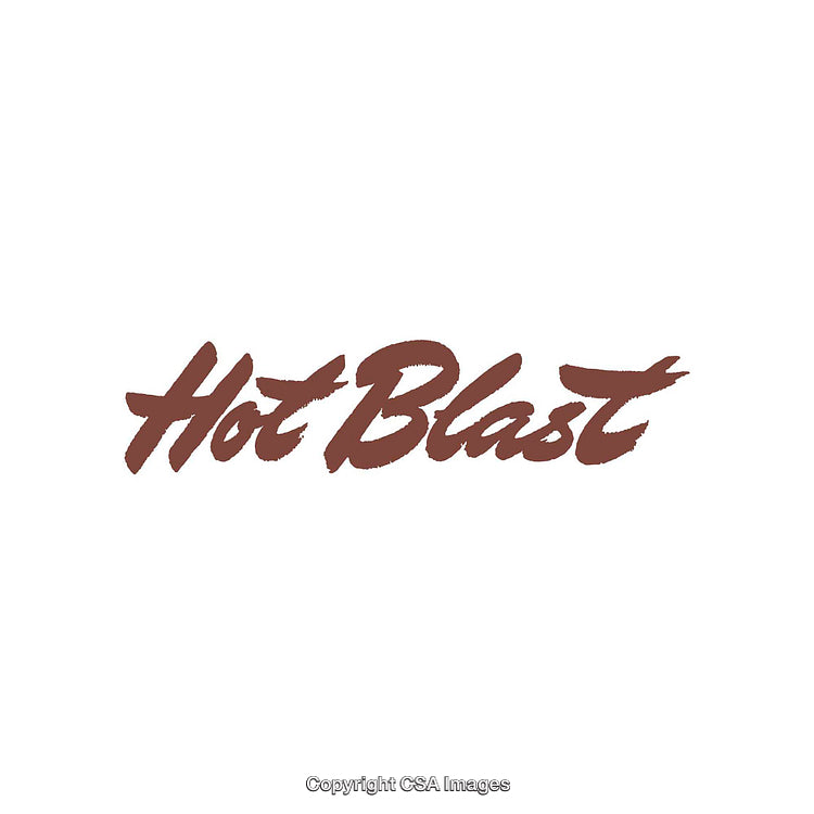 Stylized Hot Blast Text in Creative Brown Brushstroke Typeface