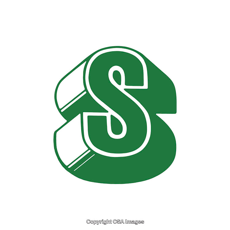 Green Letter 'S' Logo on White Background with Bold Typography