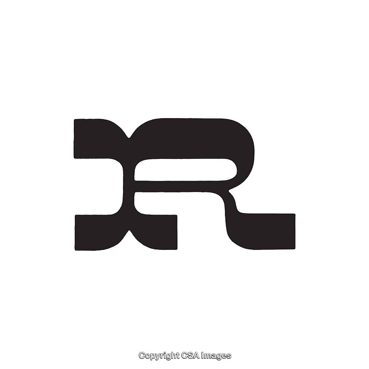Stylized Monogram Design Featuring Unique Letter R Design Element