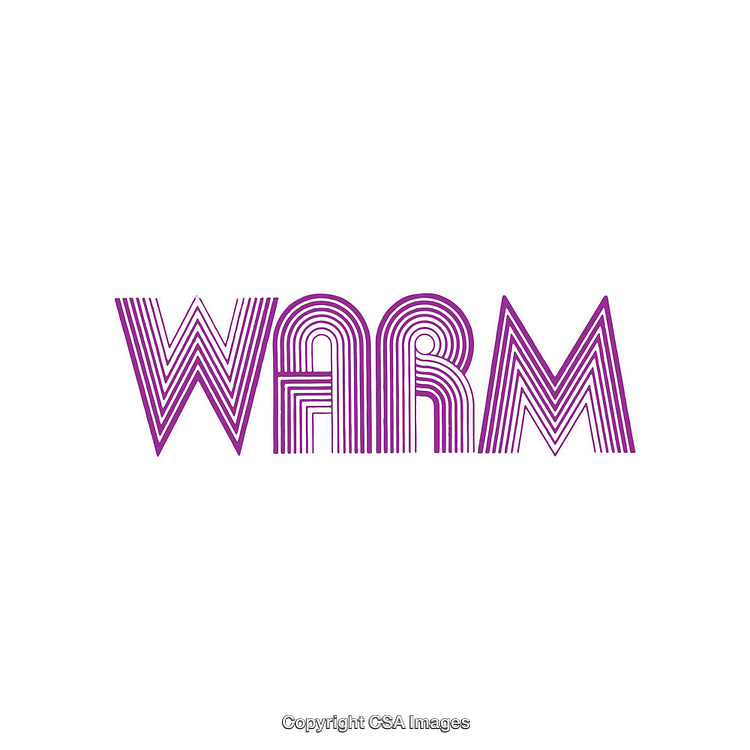 Bold Purple Geometric Typography Display on a Clean White Background