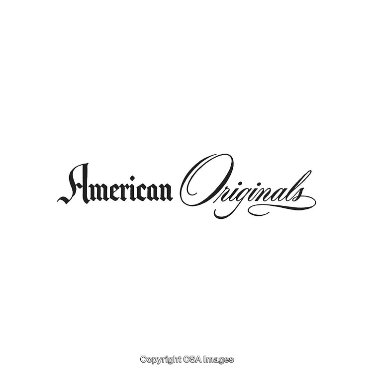 American Originals Text Logo in Classic Calligraphy on White Background
