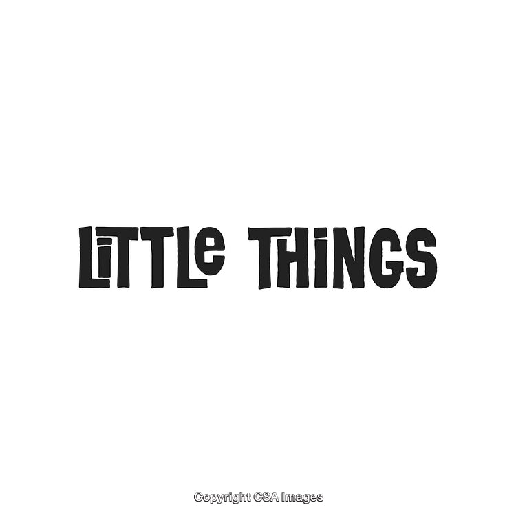 Inspirational Text Illustration Highlighting the Value of Small Things in Life