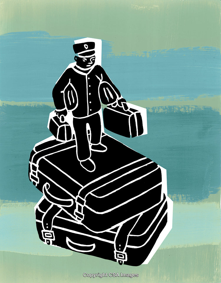 Bellhop and Luggage