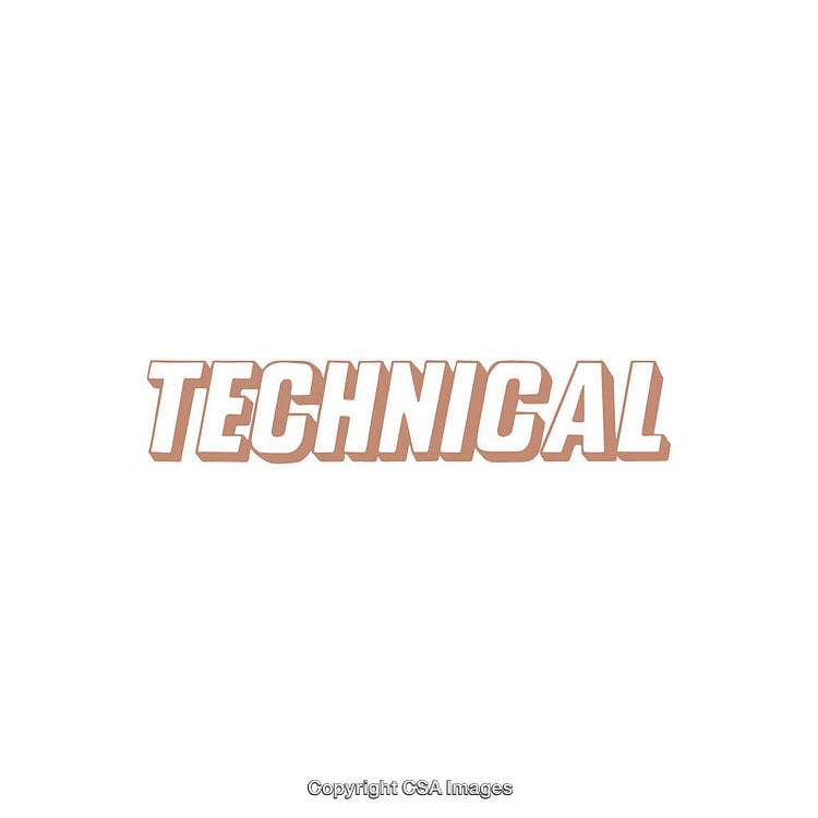 Bold Technical Typography Design With a Modern Style on White Background