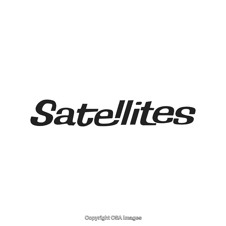 Minimalistic Logo Design Featuring the Word 'Satellites' in Stylish Typography