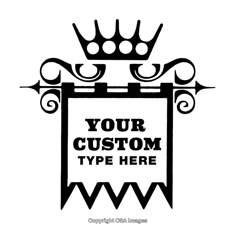 Crown and Banner Design Format