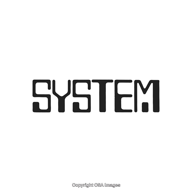 Minimalistic Black Typography Word ART Design on White Background