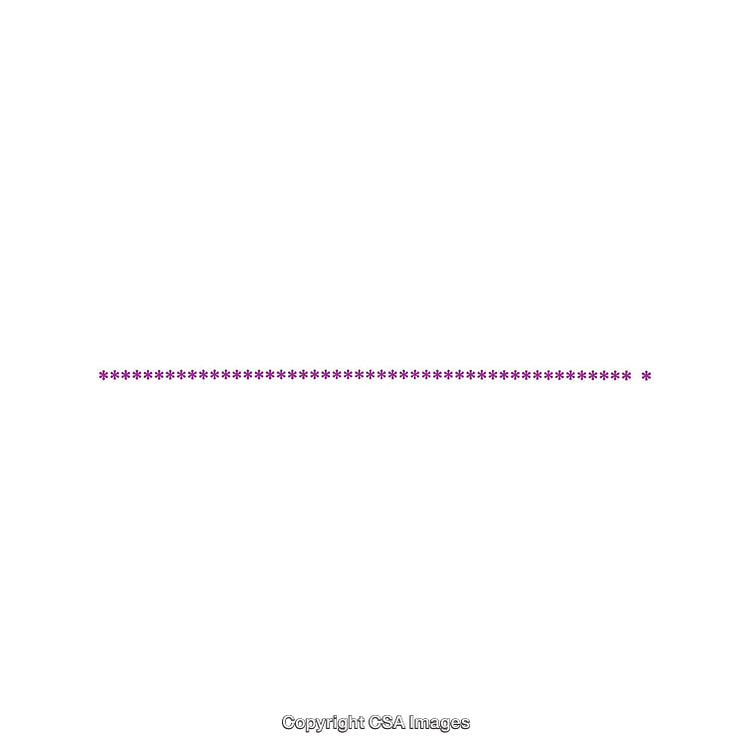 Minimalistic Purple Asterisk Border Pattern Isolated on White Background