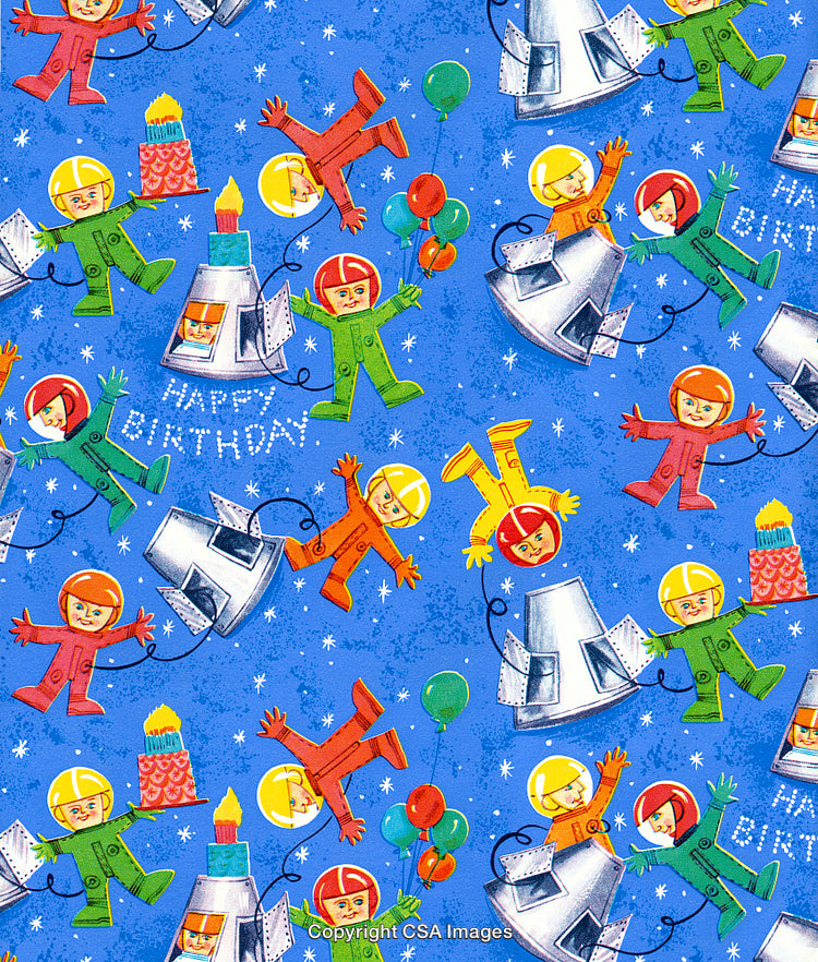 Boy Astronaut Pattern