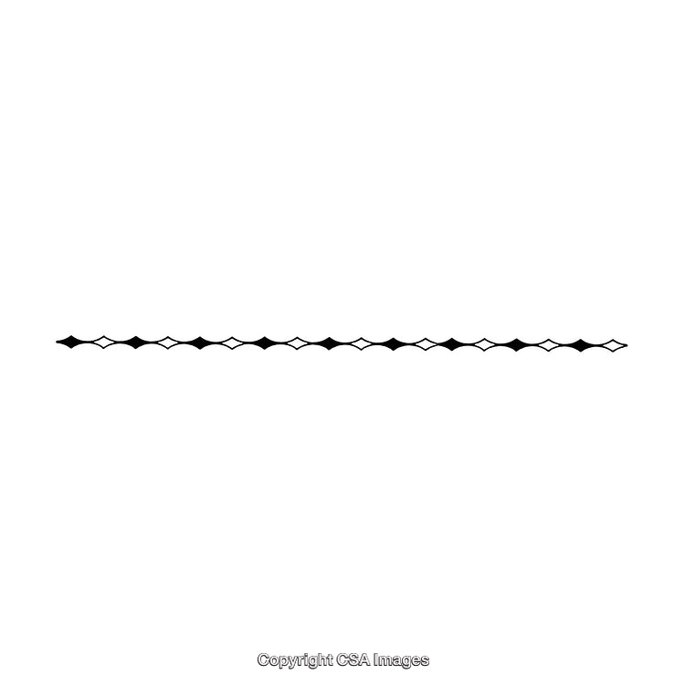Simple Black and White Decorative Border Design for Creative Applications