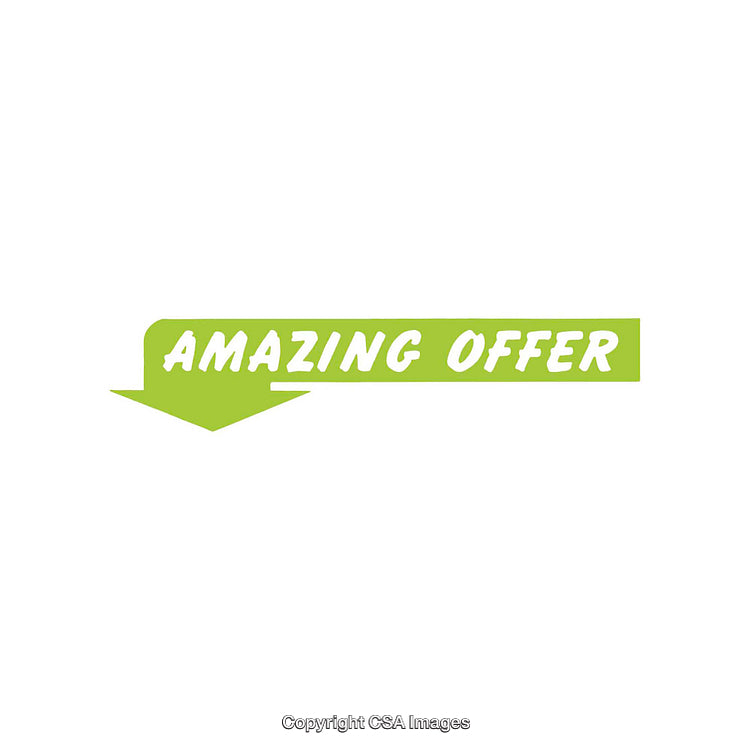 Green Promotional Banner with Text Highlighting an Amazing Offer