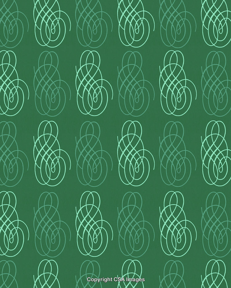 Decorative Green Pattern