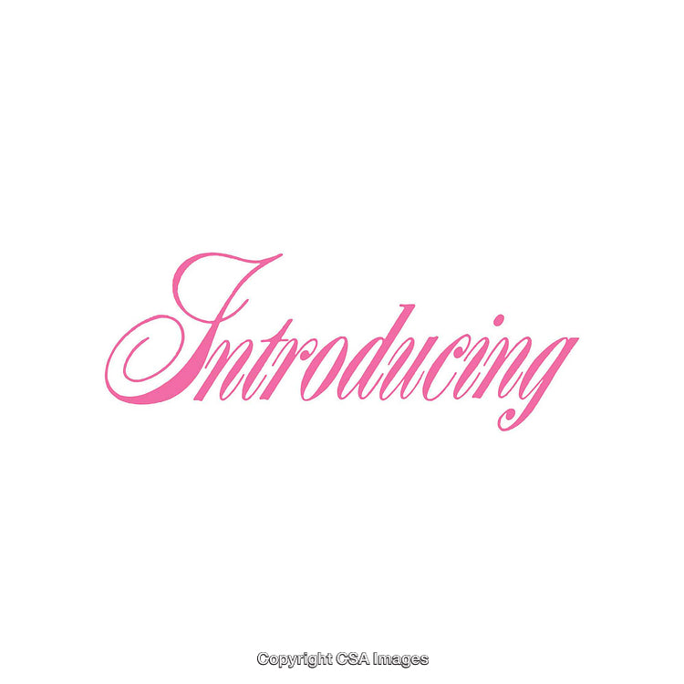 Stylish Pink Typography Introducing Concept on White Background