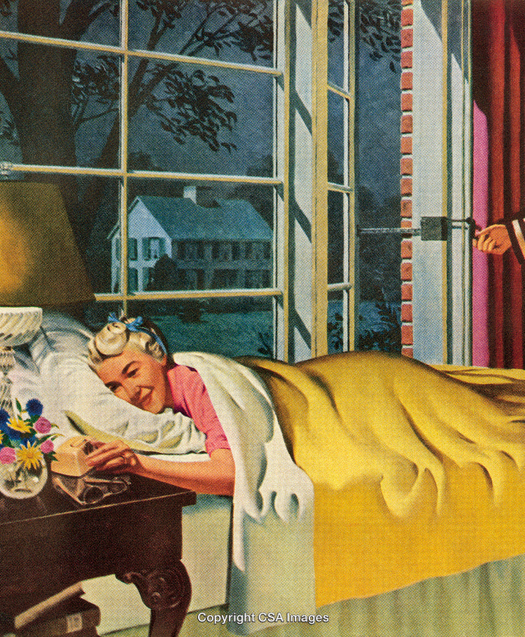 Cozy Evening in a Classic Room with a Touch of Suspense