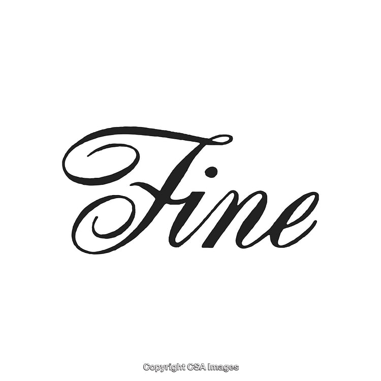 Elegant Calligraphic Fine Text Illustration on White Background