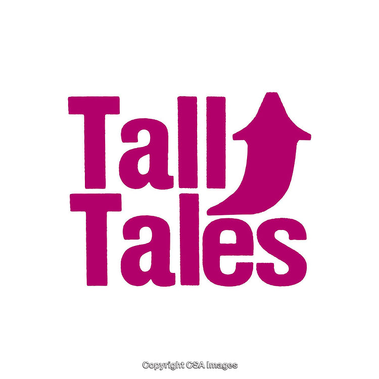 Creative Bold Typography Design Representing Tall Tales Theme