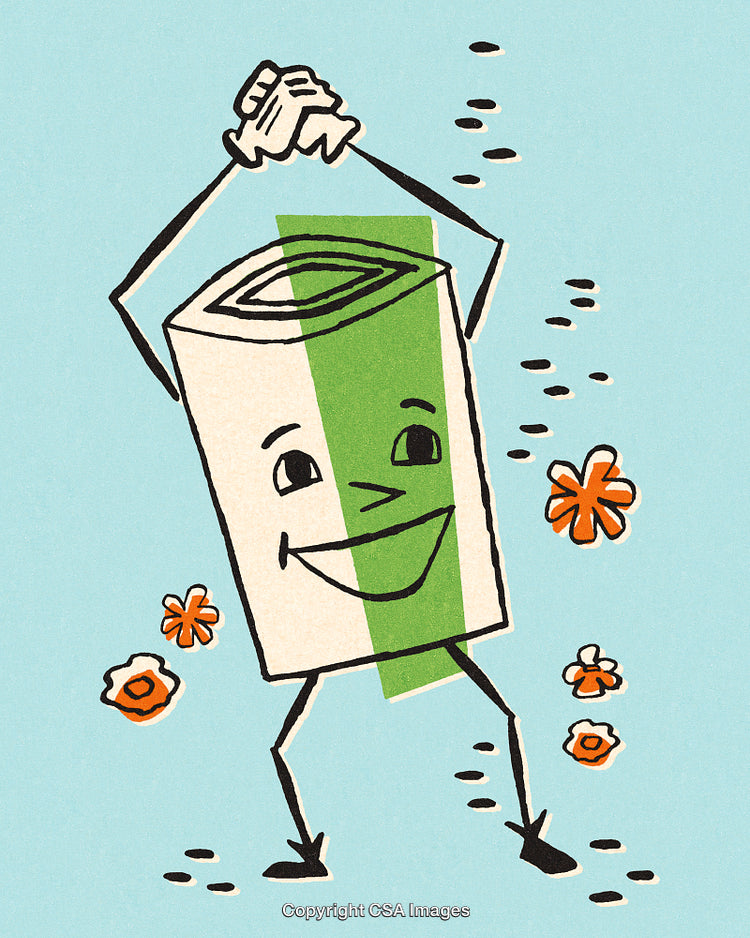 Smiling Cartoon Book Character With Cheerful Design and Flowers