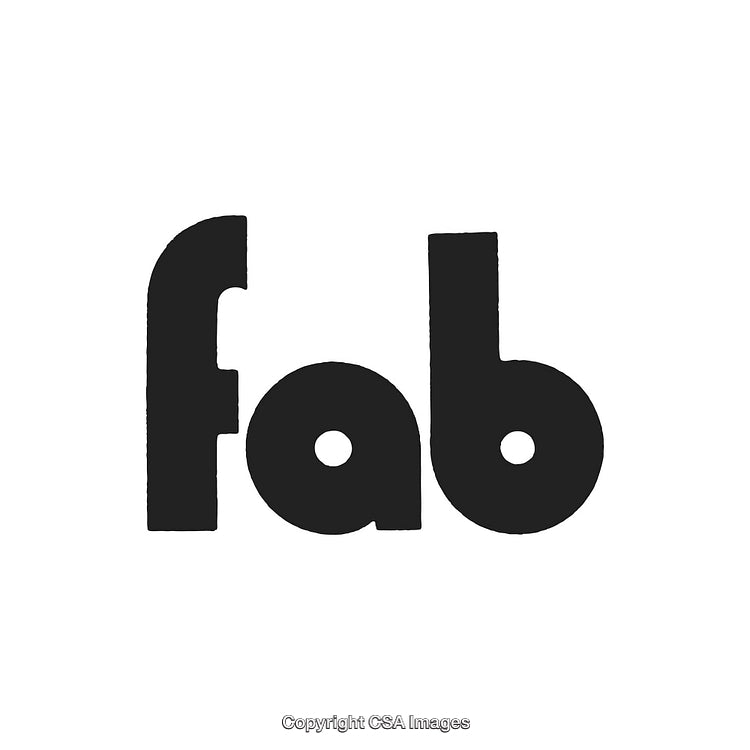Bold Minimalist Black Lettering Design on White Background