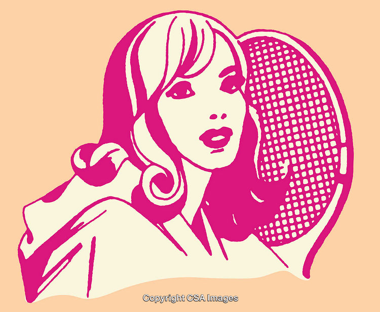 Vibrant Pop Art Illustration of a Woman in Retro Style