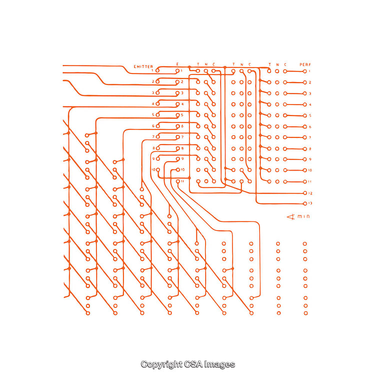 Detailed Electronic Circuit Diagram with Complex Wiring Connections