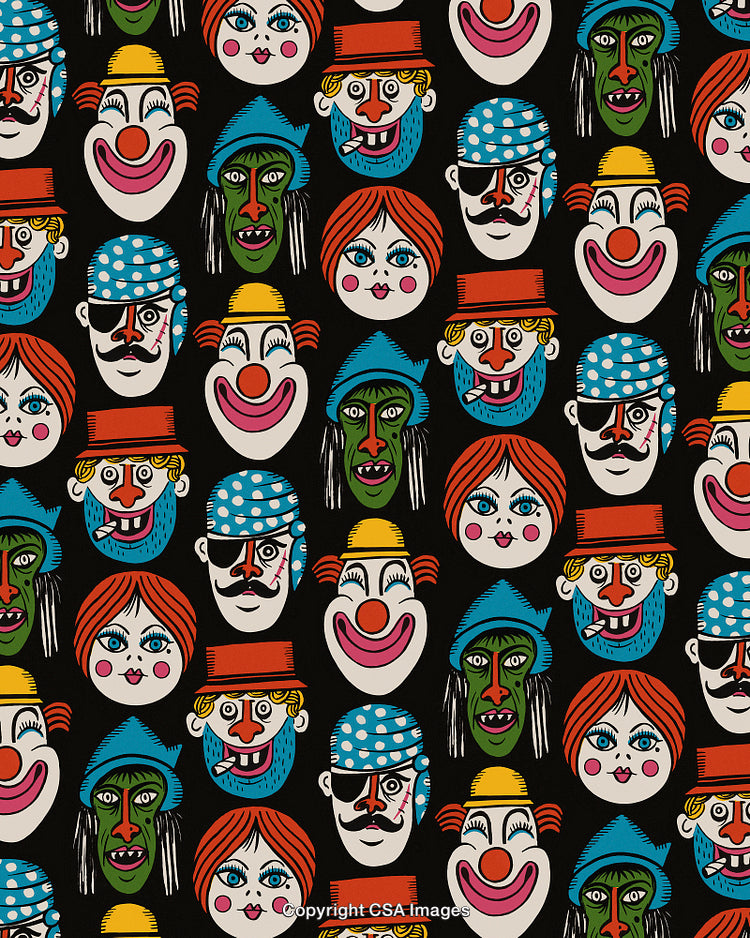 Pattern of Halloween Disguises