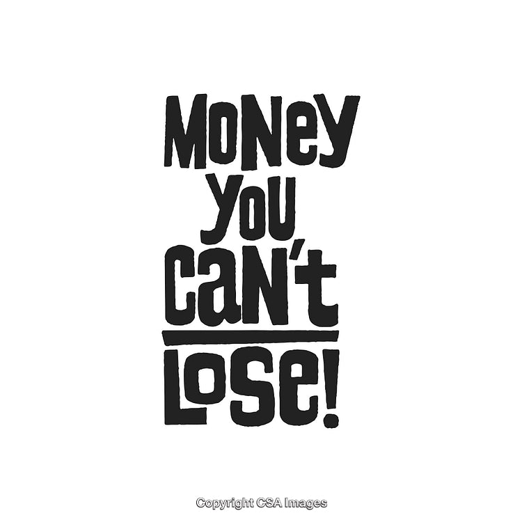 Inspirational Typography Design Featuring Bold Motivational Message About Financial Success