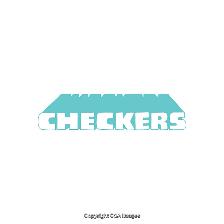 Minimalistic Logo Design Featuring Raised Text in Bold Cyan Typography