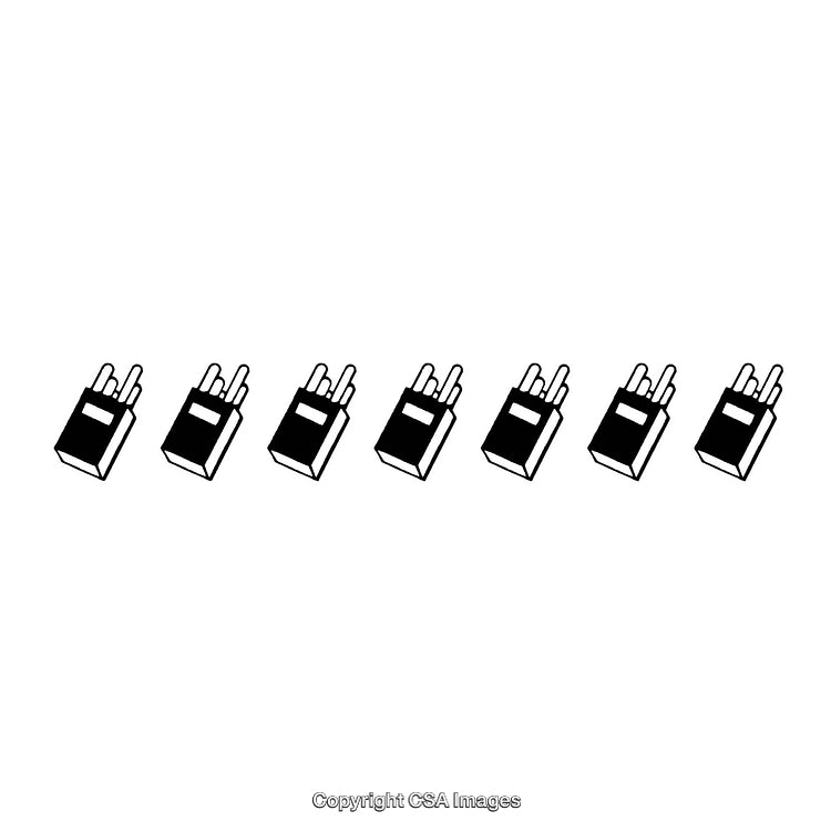 Minimalist Black and White Illustration of Geometric Objects in Repetition