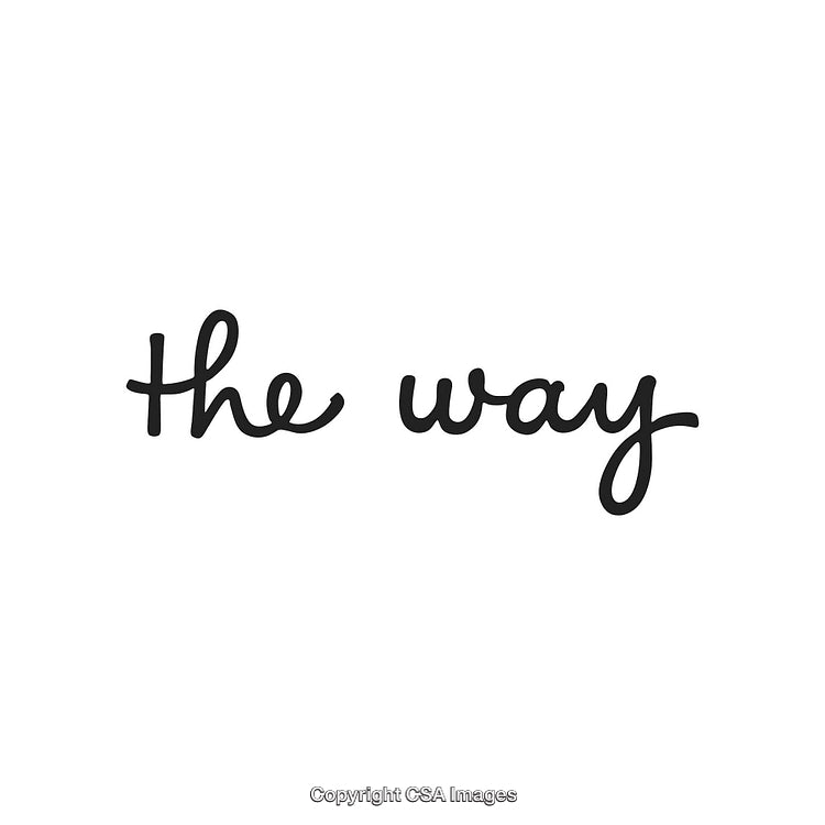 Handwritten Cursive Words Depicting Simplicity and Creative Art in Typography Style