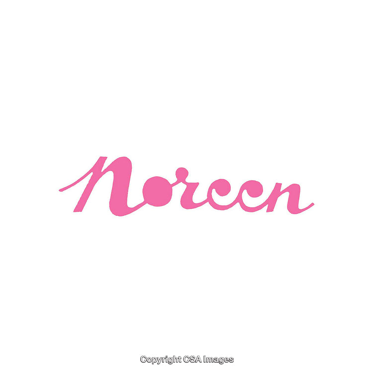 Pink Handwritten Stylized Typography on a White Background