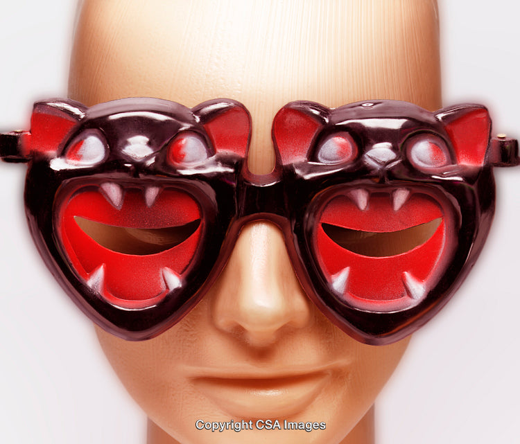 Playful Halloween-Themed Sunglasses Featuring Spooky Character Design
