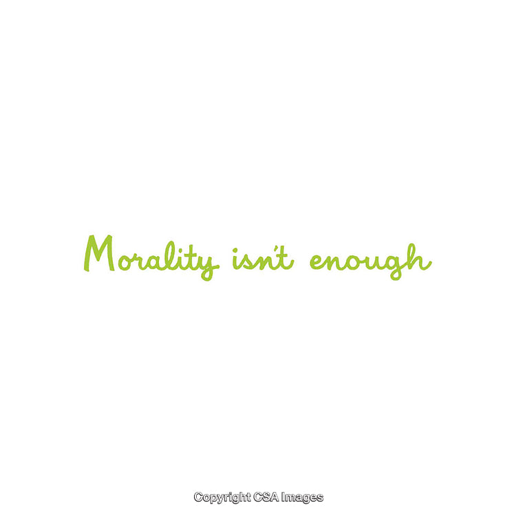 Green Inspirational Quote Design on a White Background