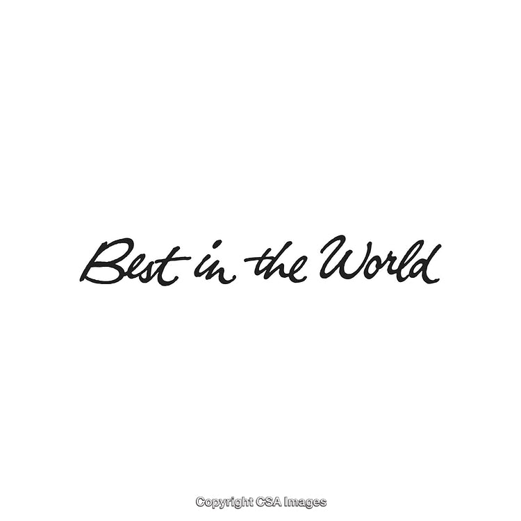 Stylized Handwritten Quote Conveying Positive and Aspirational Emotion