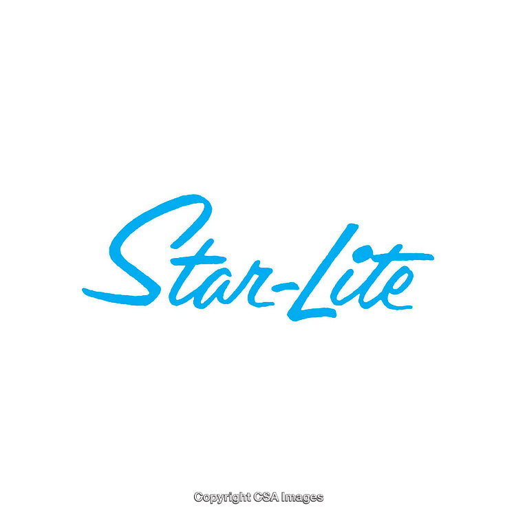 Blue Stylized Star-Lite Logo on White Background