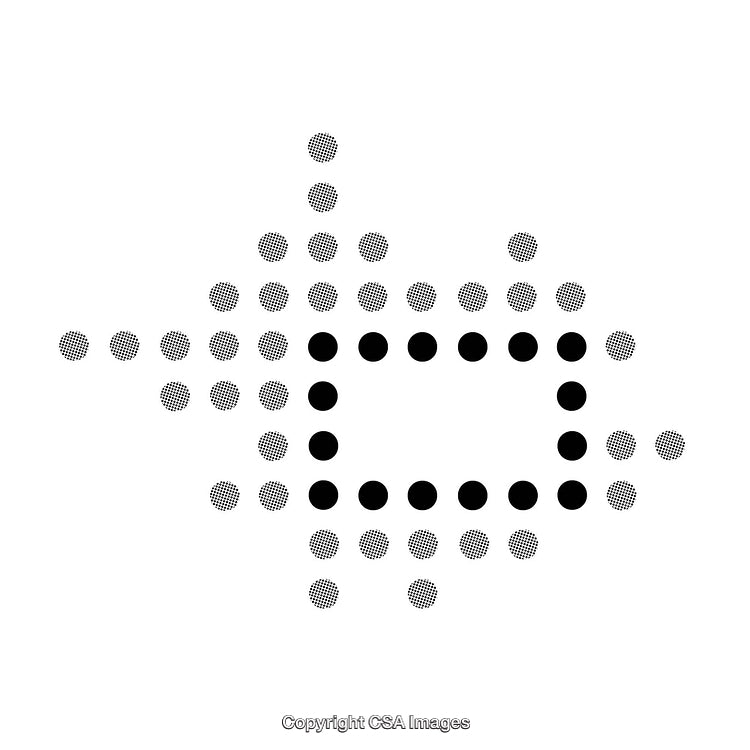 Abstract Design Featuring Circular Dotted Patterns in Monochrome Style