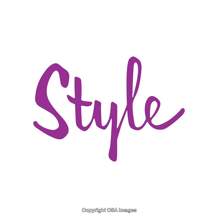 Purple Calligraphy Style Text on a Simple White Background