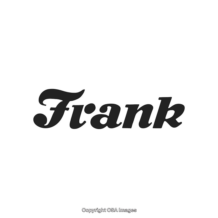 Stylized Word Art with Elegant Typography in Classic Black on White Background